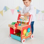 Antemergator din lemn cu multiactivitati Banc de Lucru Premergator